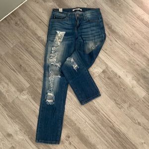 Kancan distressed skinny jeans size 25